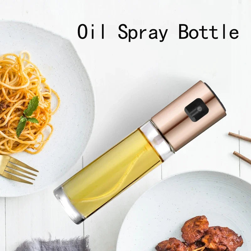 Stainless Steel Olive Oil Sprayer — Leak-Proof Pump Dispenser for Cooking, Grilling & BBQ