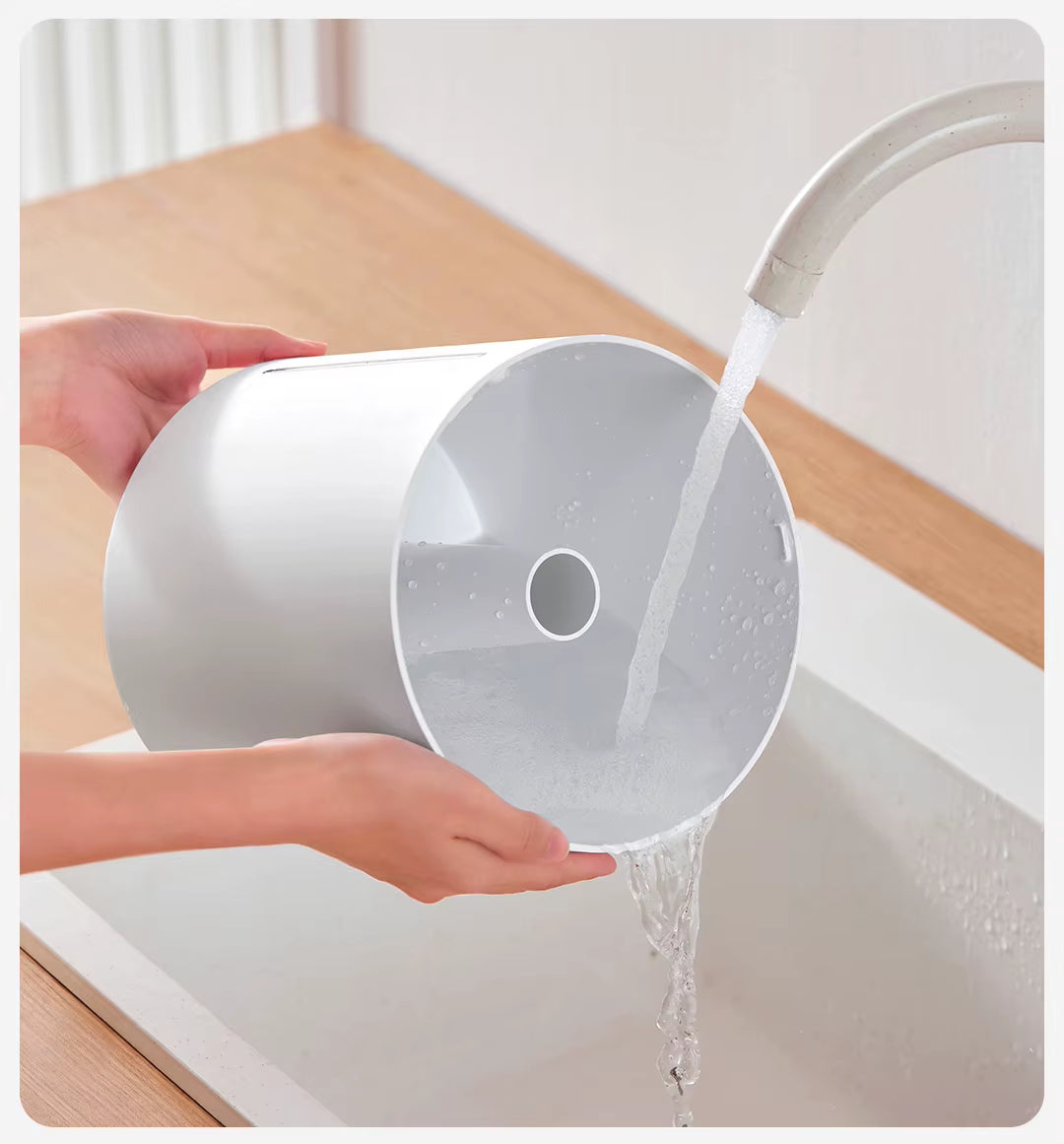 MIJIA Humidifier 2 - 4L Ultrasonic Mist Diffuser with Silver Ion Antibacterial Technology for Home Aromatherapy