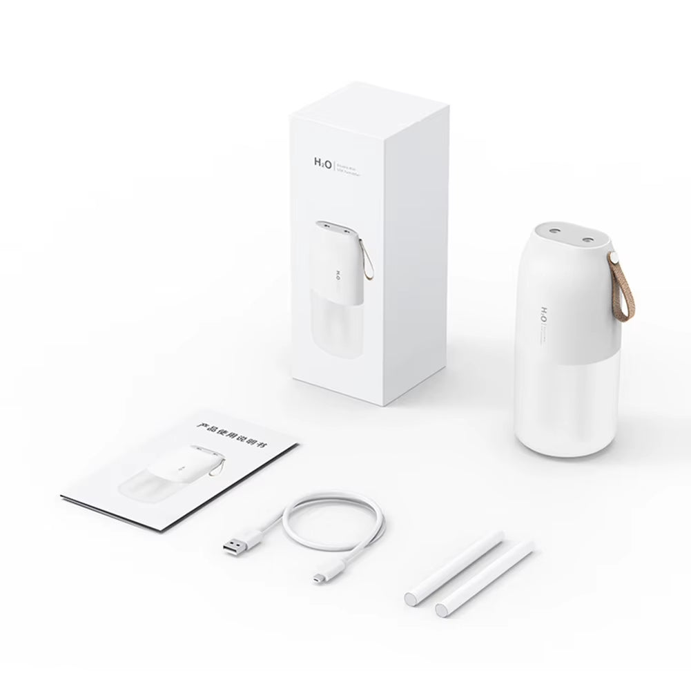 Wireless Air Humidifier Aroma Diffuser 2000Mah Battery Rechargeable Essential Oil Diffuser Double Nozzle Mist Maker Humidifier