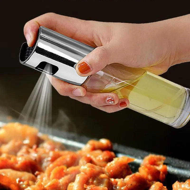 Stainless Steel Olive Oil Sprayer — Leak-Proof Pump Dispenser for Cooking, Grilling & BBQ