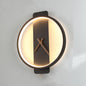 Nordic-Inspired Wall Lamp – Elegant Bedside Lighting with Integrated Clock