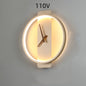 Nordic-Inspired Wall Lamp – Elegant Bedside Lighting with Integrated Clock