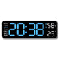9-Inch Digital LED Wall Clock — USB Powered with Temperature, Humidity & Auto-Dimming Display