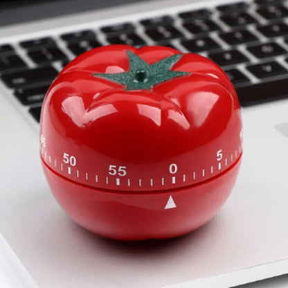 Tomato Mechanical Kitchen Timer — Precision Countdown Alarm for Cooking