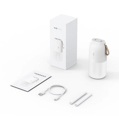 Wireless Air Humidifier Aroma Diffuser 2000Mah Battery Rechargeable Essential Oil Diffuser Double Nozzle Mist Maker Humidifier