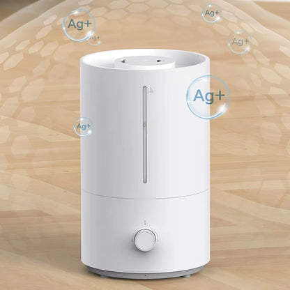 MIJIA Humidifier 2 - 4L Ultrasonic Mist Diffuser with Silver Ion Antibacterial Technology for Home Aromatherapy
