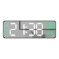 9-Inch Digital LED Wall Clock — USB Powered with Temperature, Humidity & Auto-Dimming Display