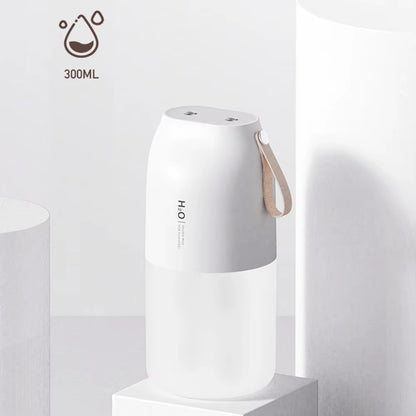 Wireless Air Humidifier Aroma Diffuser 2000Mah Battery Rechargeable Essential Oil Diffuser Double Nozzle Mist Maker Humidifier