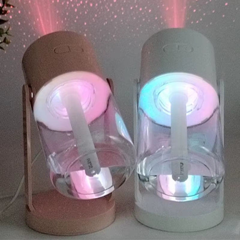 Cool Mist Air Humidifier with Nightlight and Essential Oil Diffuser - Quiet and Stylish Design for Enhanced Comfort