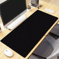 Topographic Desk Mat — Black & White XXL Mouse Pad (600×300 mm to 1000×500 mm)