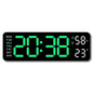 9-Inch Digital LED Wall Clock — USB Powered with Temperature, Humidity & Auto-Dimming Display